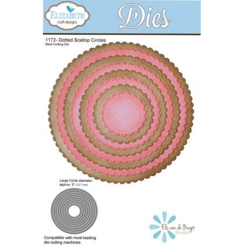 Cortante Dotted Scallop Circles 127mm