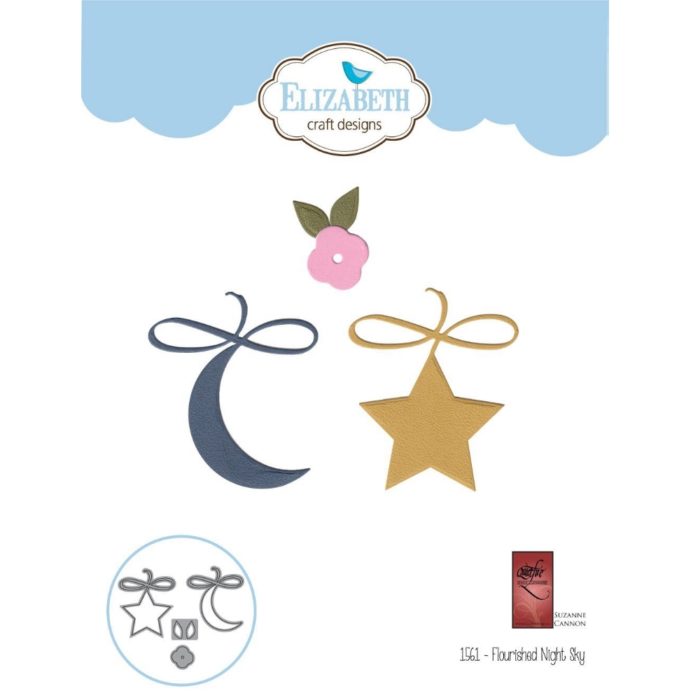 Cortante Flourished Night Sky (5.6cm x 5.3cm)