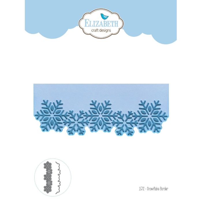 Cortante Snowflake Boarder (3.6 cm x 13.9 cm)