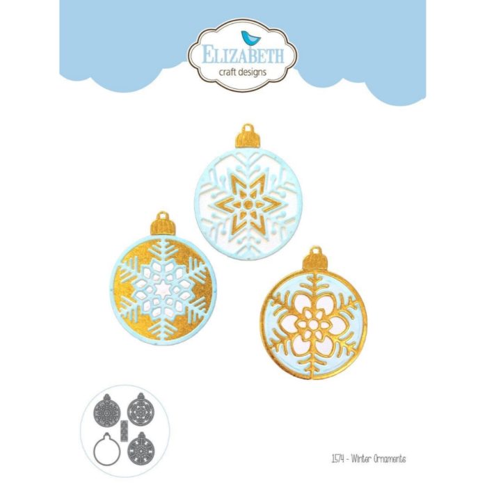 Cortante Winter Ornaments (4.6 cm x 5.3 cm)