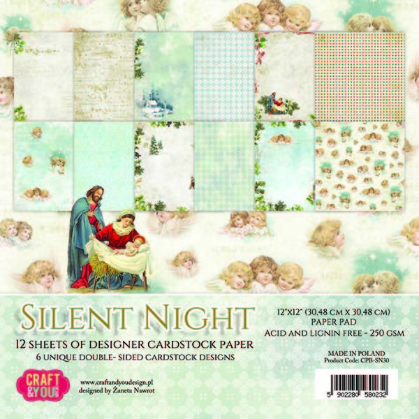 Bloco Silent Night 30.5X30.5