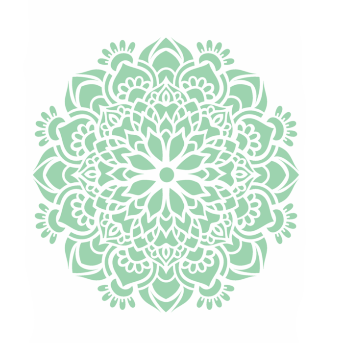 Stencil Opa 20X25 Flor Bauer