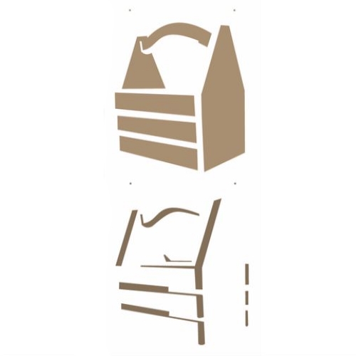 Stencil Opa 17x42 Cesto