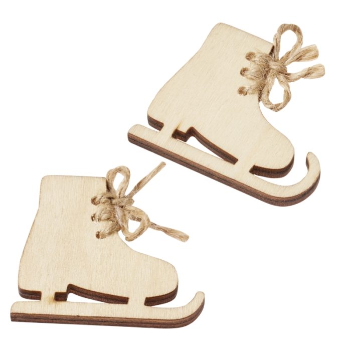 Patins em Linha Natural 50 mm. (2 un.)