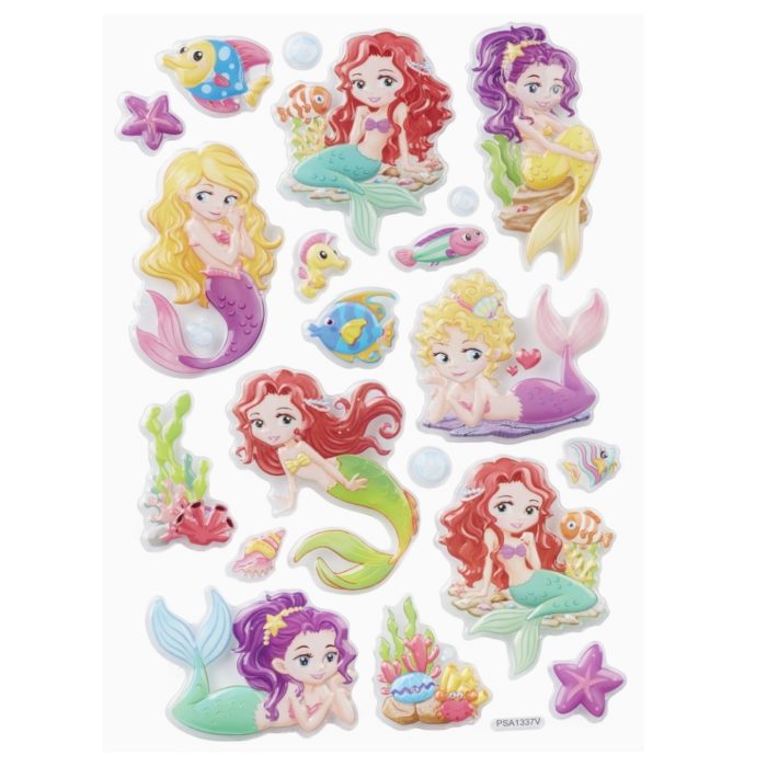 Sticker Epoxy Sereias 21x14 cm.