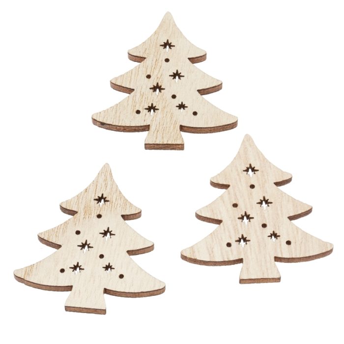 Árvores Madeira 40mm (3 un.)