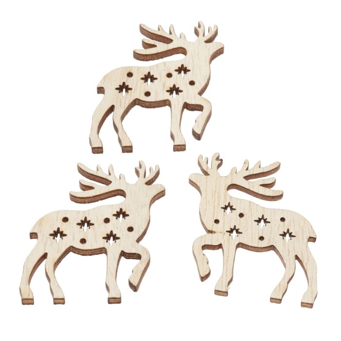 Renas Madeira 40mm (3 un.)