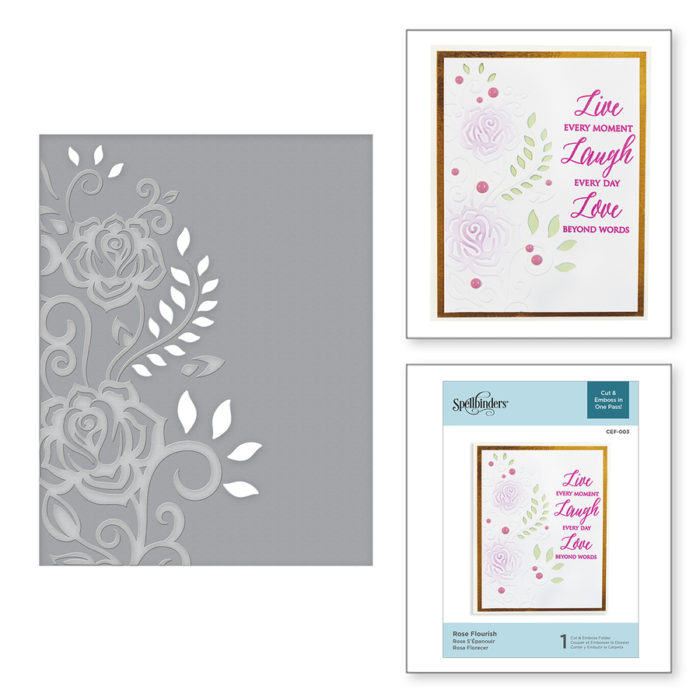 Cortante e Embossing Rose Flourish