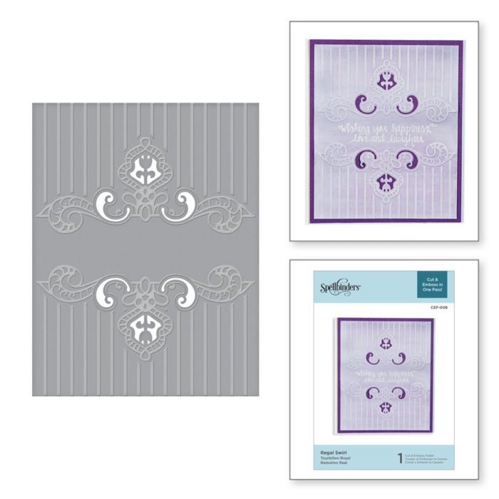 Cortante e Embossing Regal Swirl