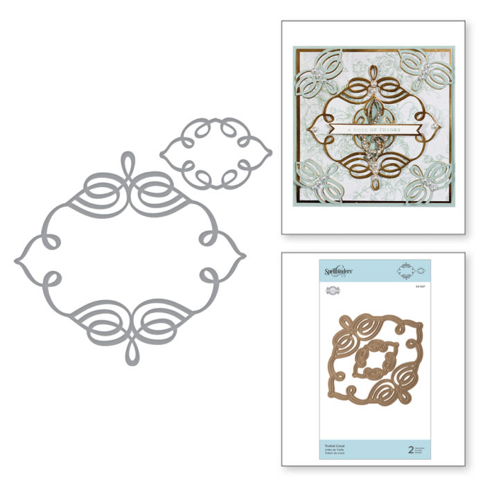 Cortante Spellbinders Trefoil Crest