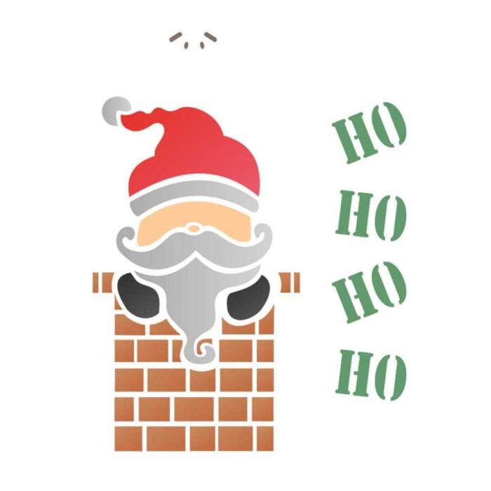 Stencil Opa 15x20 Chaminé