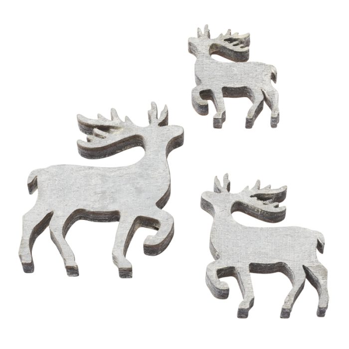 Rena Madeira Cinza 25-50mm (3 un.)