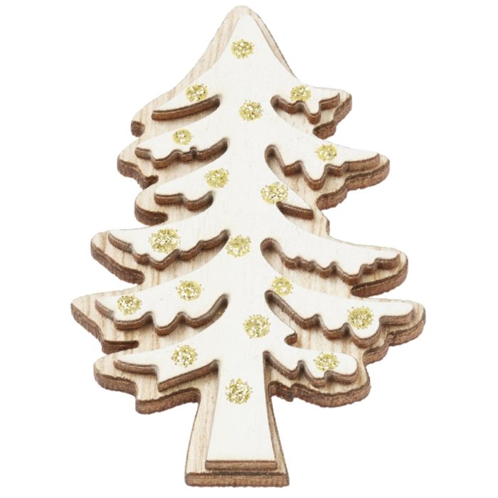 Árvore de Natal Madeira 60mm (2 un.)