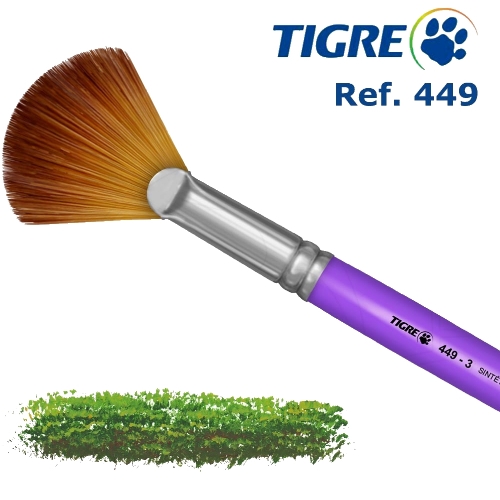 Pincel Fan Ref. 449 (clique p/ver nº)
