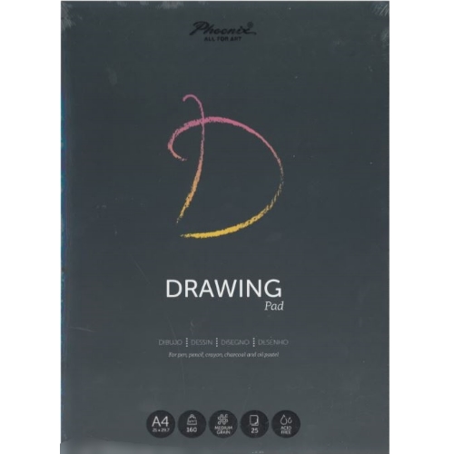 Bloco Desenho A4 Acid Free 160gr.  25 Fls