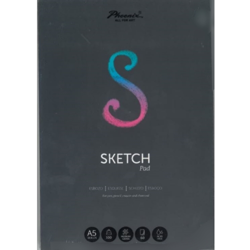 Bloco Esboço A5 Acid Free 100gr.  60 Fls