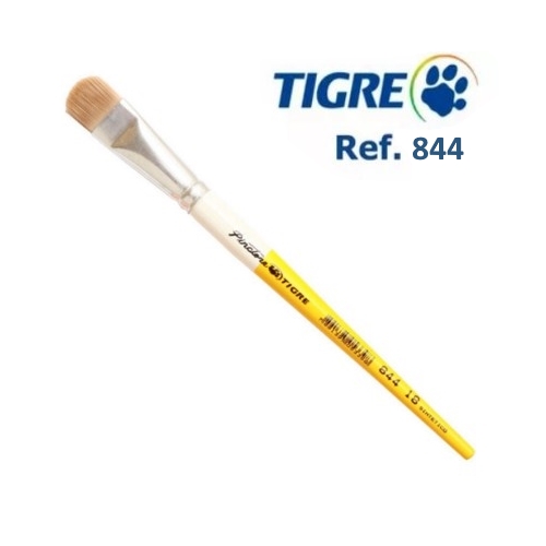 Pincel Chato Filbert Sintético (Clique p/ver nº)