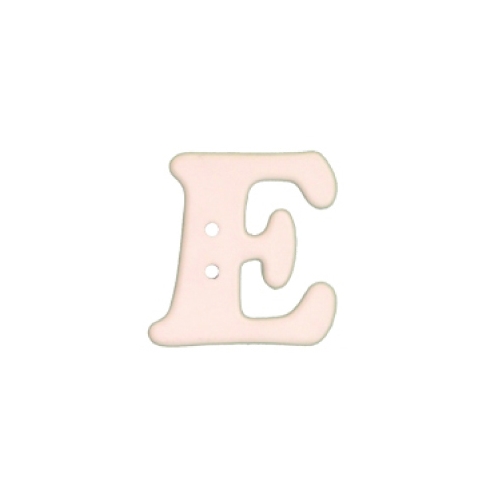 Botão Letra - E  28x28mm (4 un.)