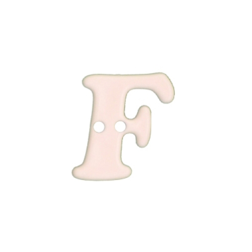 Botão Letra - F  28x28mm (4 un.)