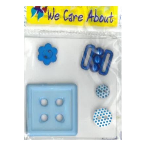 Botão Compose Azul (5 un.)