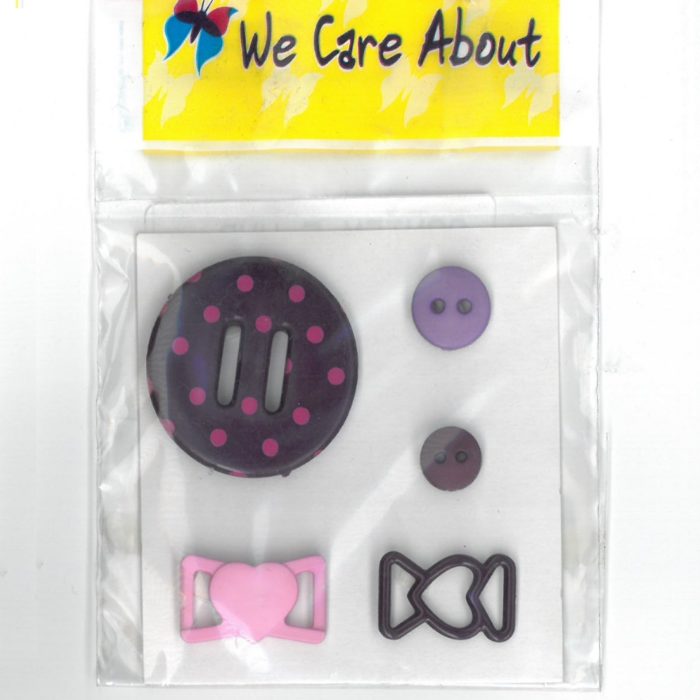 Botão Compose Lilás (5 un.)