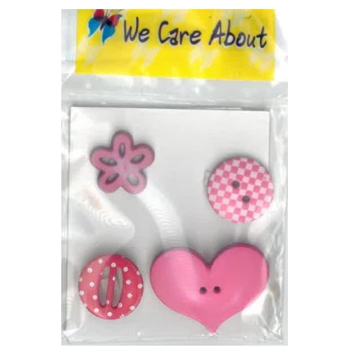 Botão Compose Rosa (4un.)