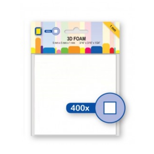 Quadrados Dupla Face 3D 5x5x1mm