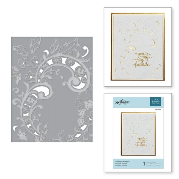 Cut & Emboss Baroque Filigree