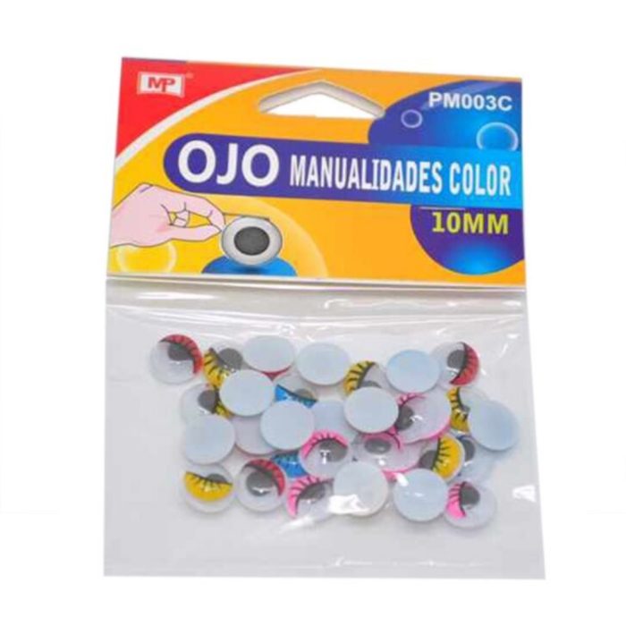 Olhos Coloridos Redondos 10mm