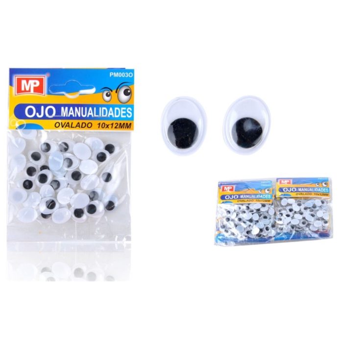 Olhos Ovais Pack 10x12mm