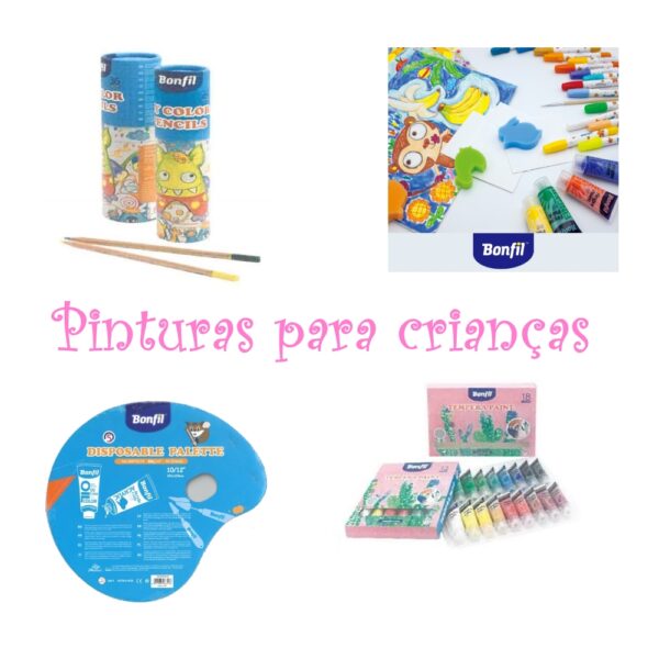 Pinturas p/ Crianças e Acessórios