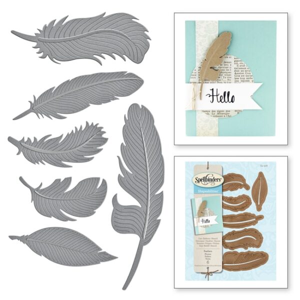 Cortante Spellbinders Feathers