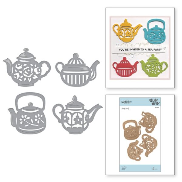 Cortante Spellbinders Tea Pots
