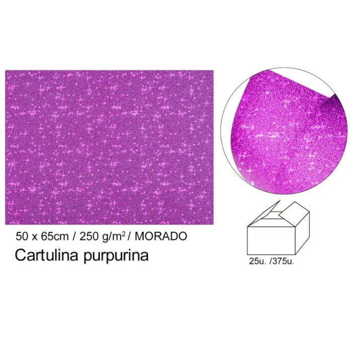 Cartolina Purpurina Amora 50x65 250gr.