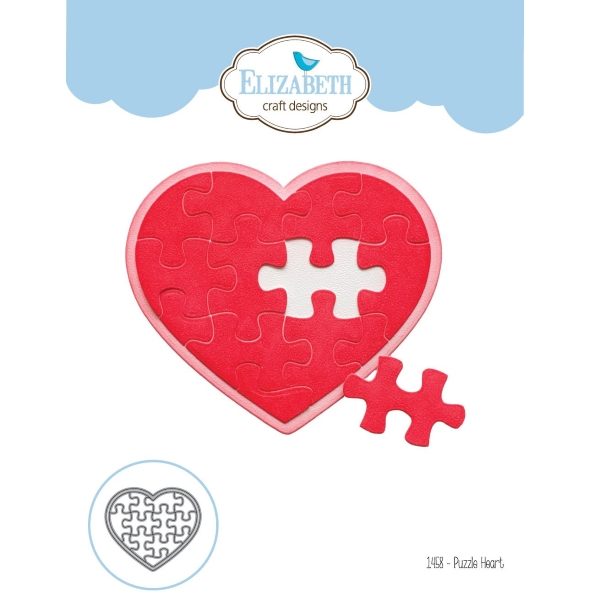 Cortante Puzzle Heart 101x80mm