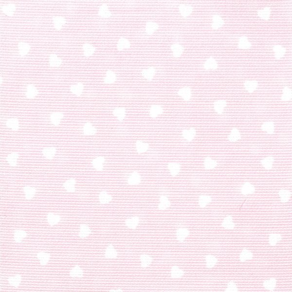 Tecido Piquet Cuoricino Rosa 1.5Mt.