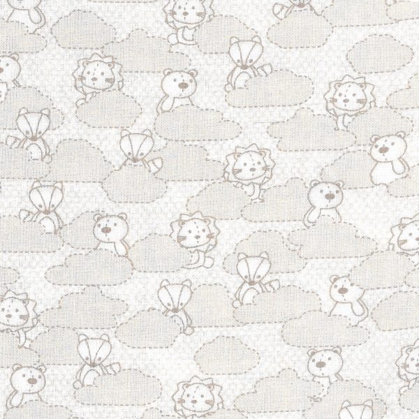 Tecido 30/27 Zoo Bege 1.5Mt.