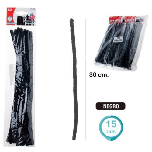 Chenille Preto (30cm.)