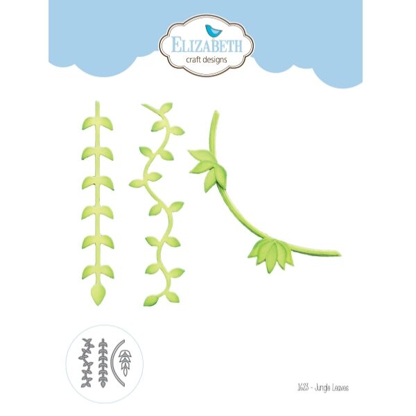 Cortante Jungle Leaves 33x99mm (4 un.)