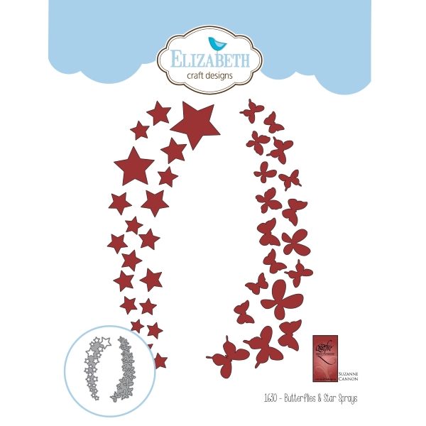 Cortante Butterflies & Star Sprays 51x127mm (2 un.)