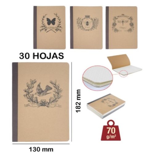 Notebook 182x130mm (12 un.)