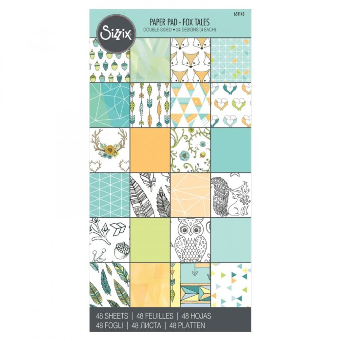 Sizzix Bloco 15x30 Cardstock Basics (48 folhas)