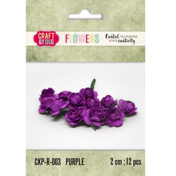 Aplicação Flor Purple 20mm (12 un.)