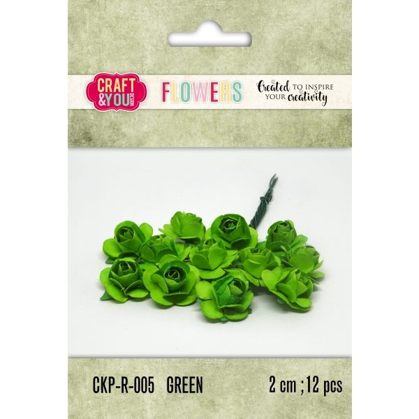 Aplicação Flor Green 20mm (12 un.)