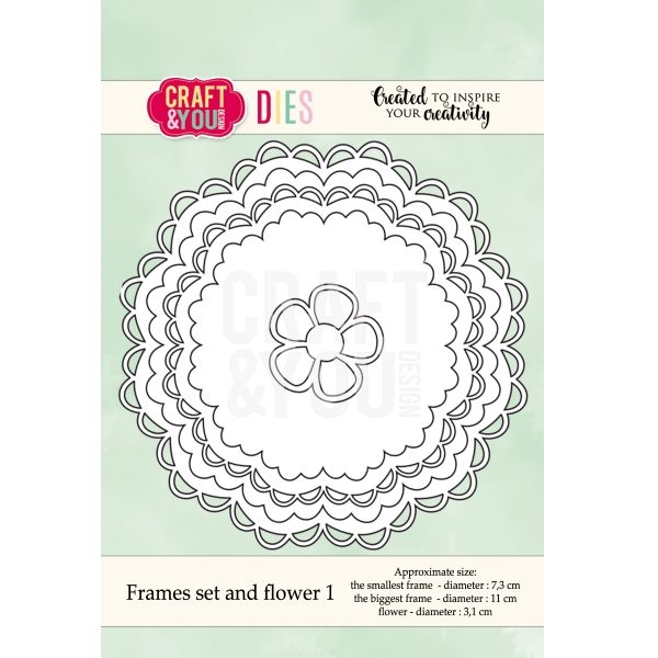 Cortante Frames Set and Flower 1