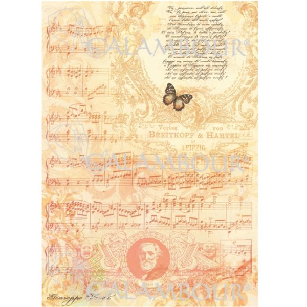 Papel de Arroz 34.5x49.5 Journey in Music