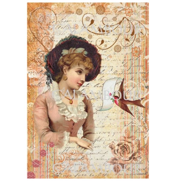 Papel de Arroz 34.5x49.5 DGR96