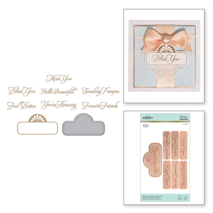 Gravador Spellbinders Elegant Affirmation Sentiments