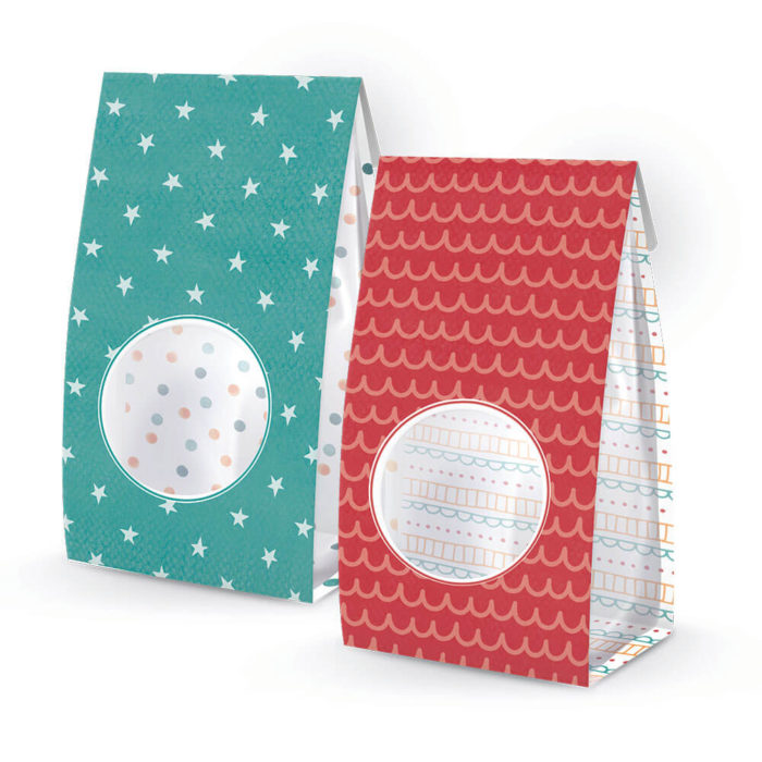 Set of Candy Boxes "Happy Birthday" 75x40x117mm 6 pcs