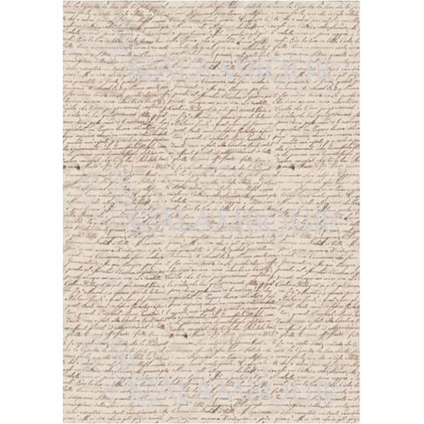 Papel de Arroz 34.5x49.5 Scrittura